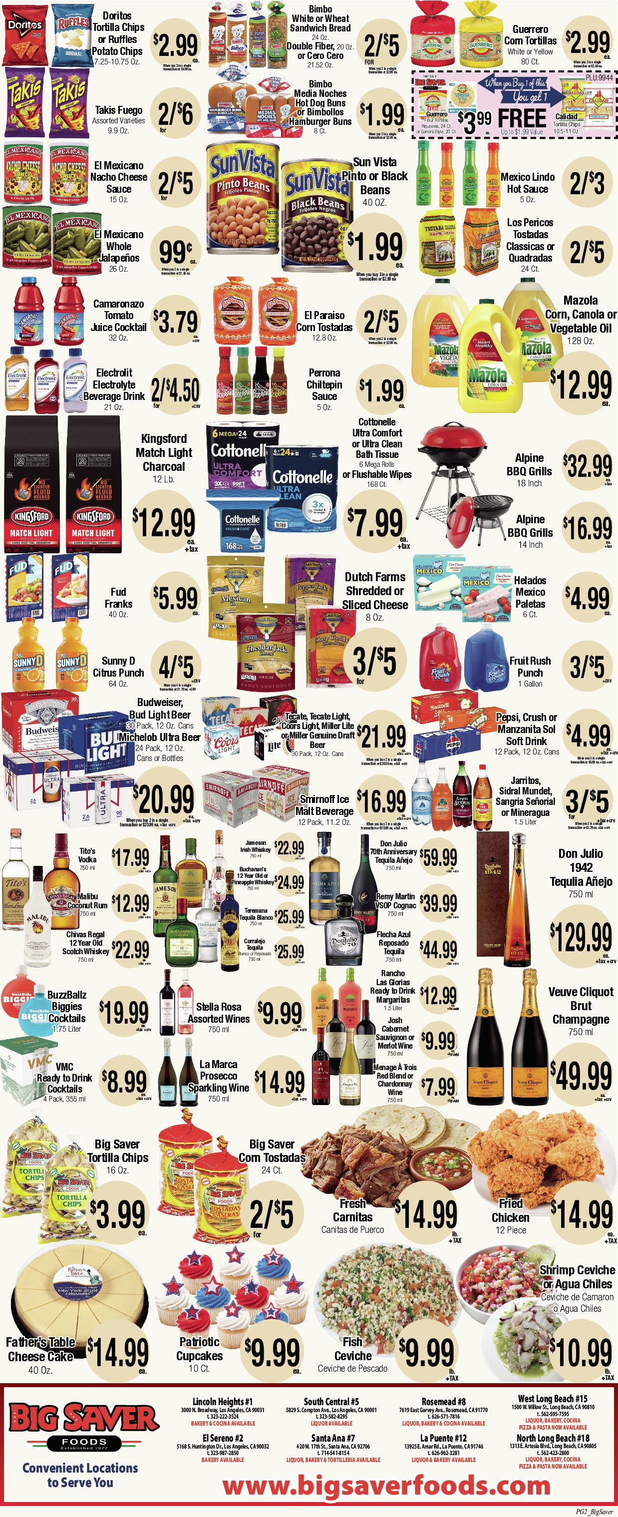 Big Saver Food Weekly AD 2 Page. valid thruogh 08/27/2025 - 09/02/2025
