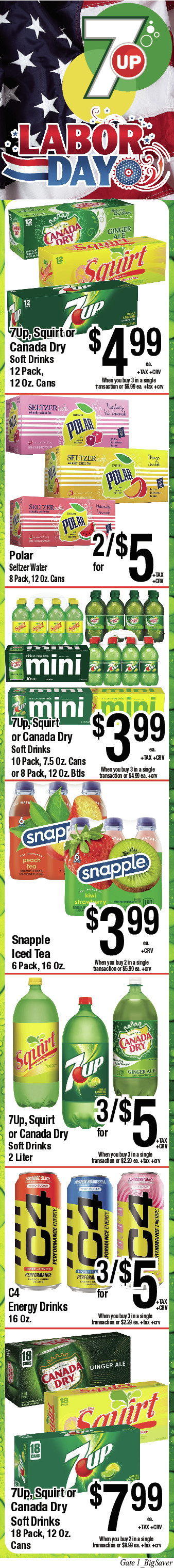 Big Saver Food Weekly AD 3 Page. valid thruogh 08/27/2025 - 09/02/2025