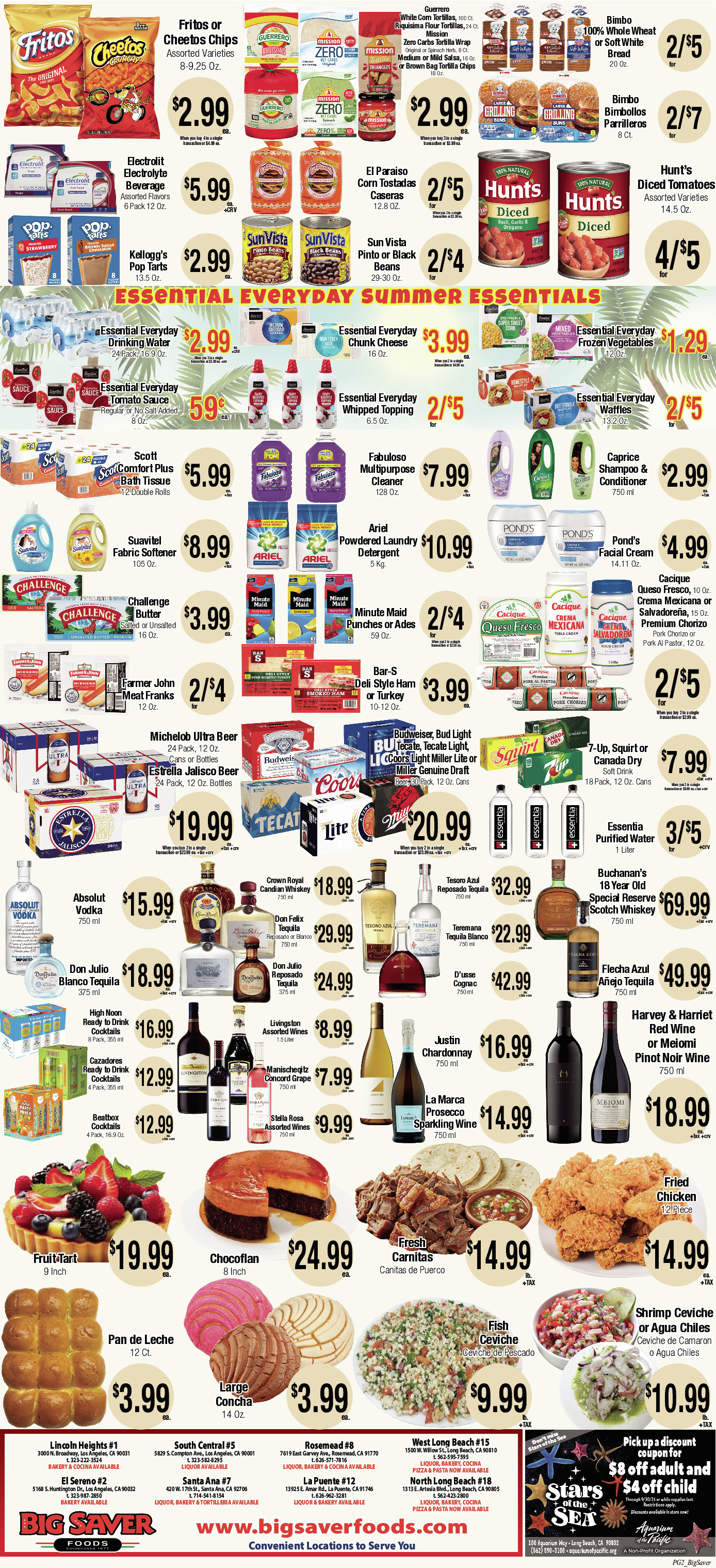 Big Saver Food Weekly AD 2 Page. valid thruogh 09/17/2025 - 09/23/2025