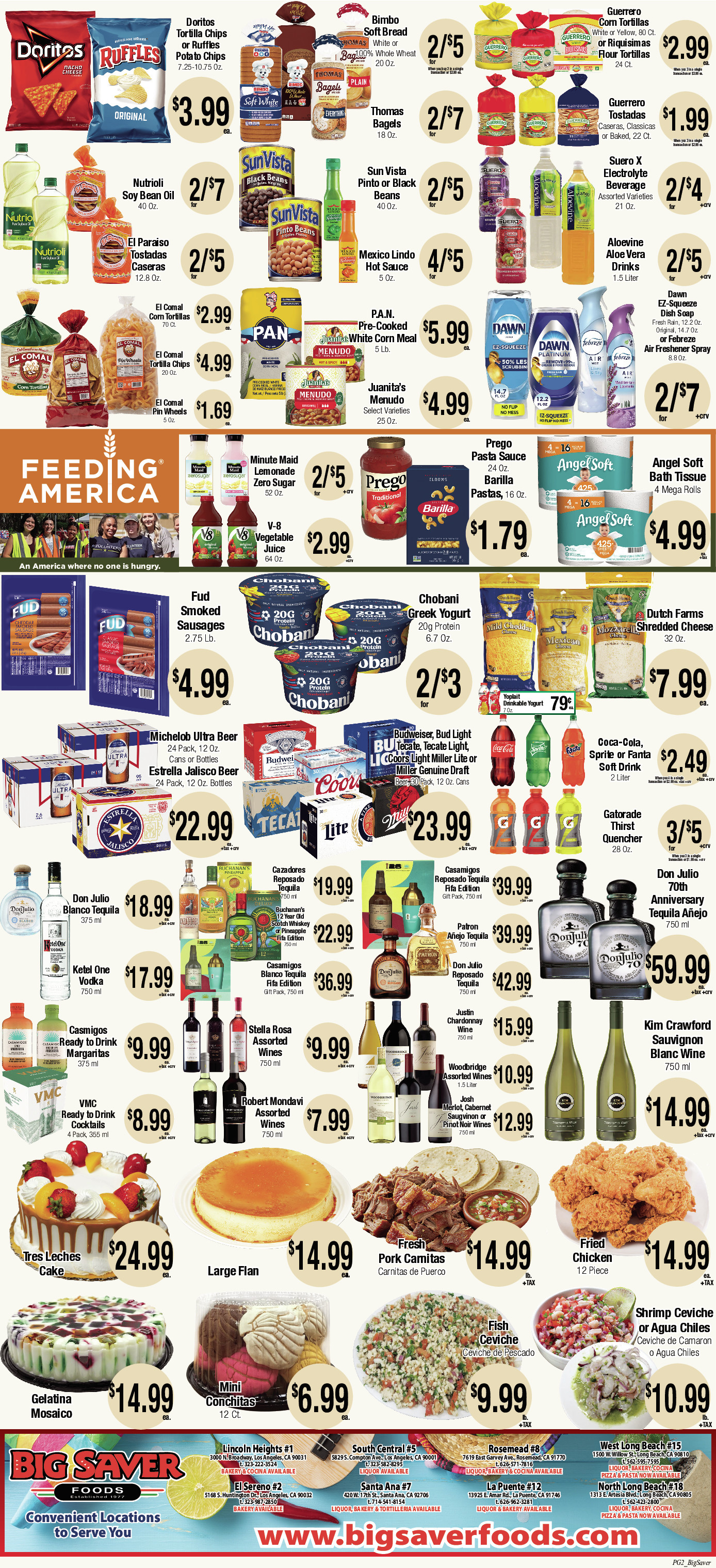 Big Saver Food Weekly AD 2 Page. valid thruogh 04/29/2026 - 05/05/2026
